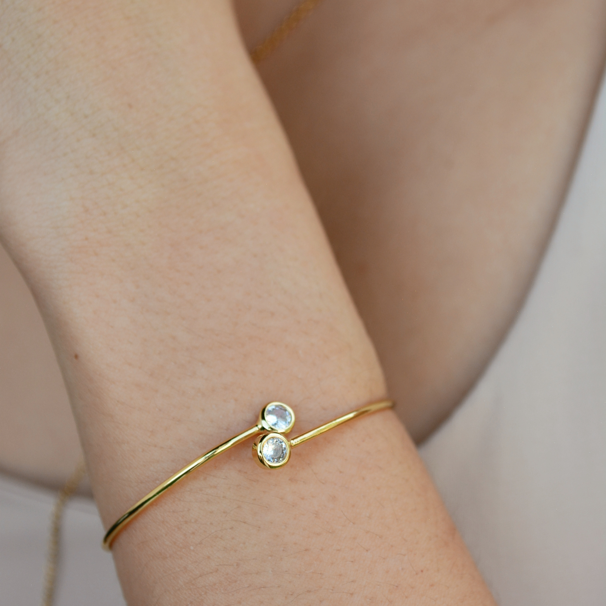 Thin Bangle Bracelet