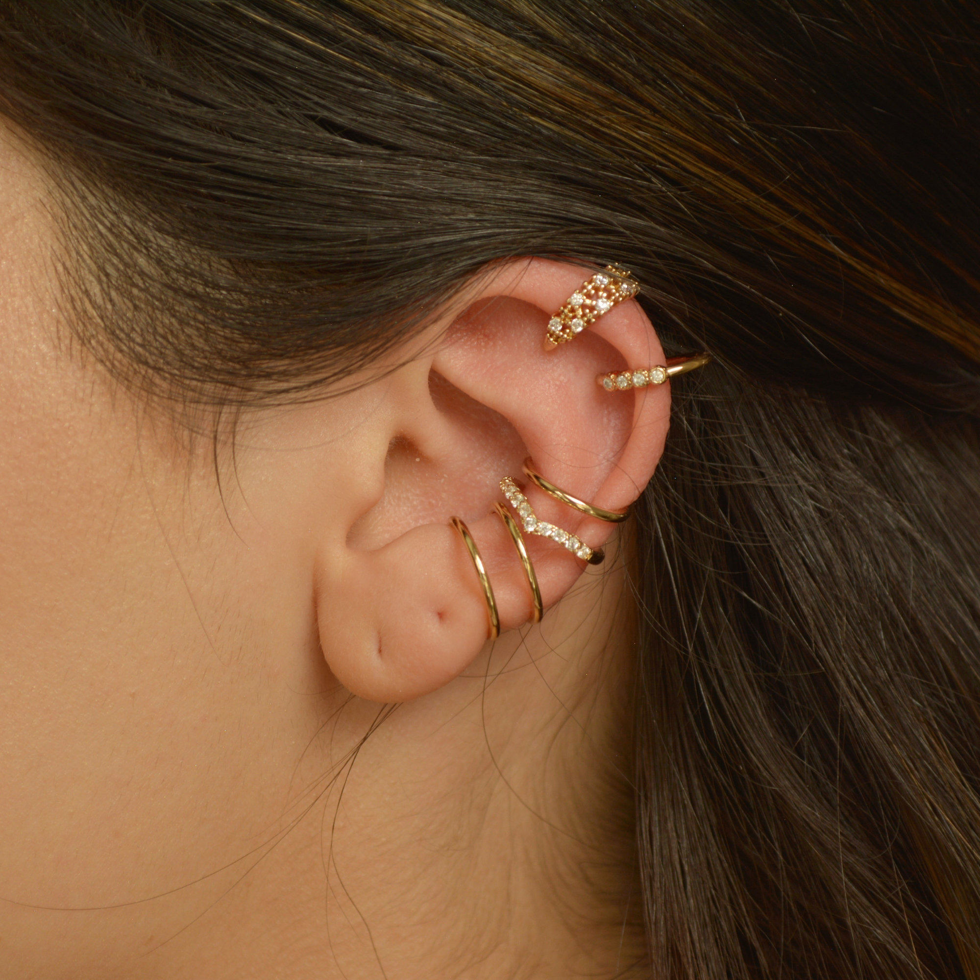 Simple Gold Ear Cuff