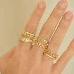 CZ Chain Ring