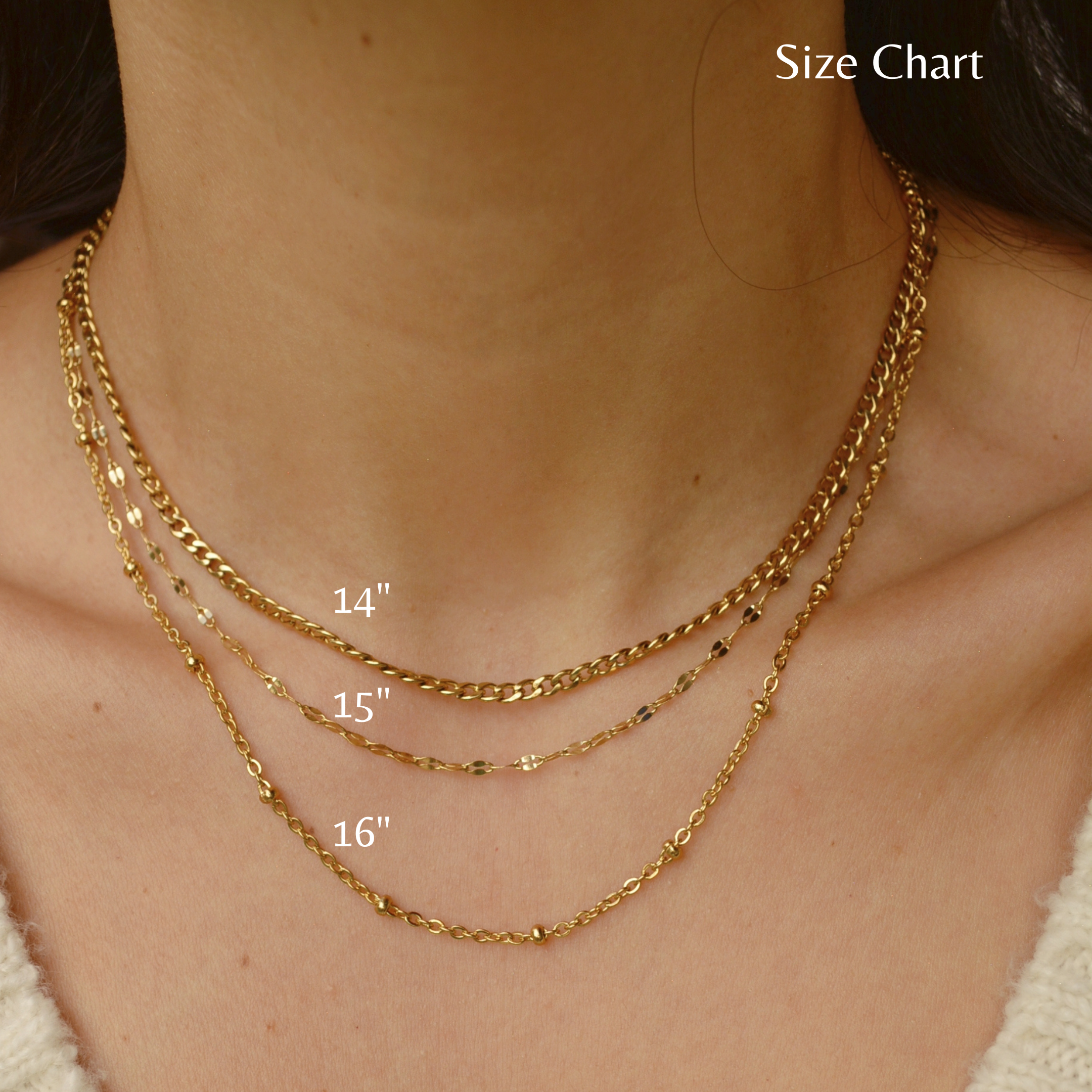 Lightweight 16 Inch 14 Karat Yellow Gold Box Chain Necklace - WeilJewelry