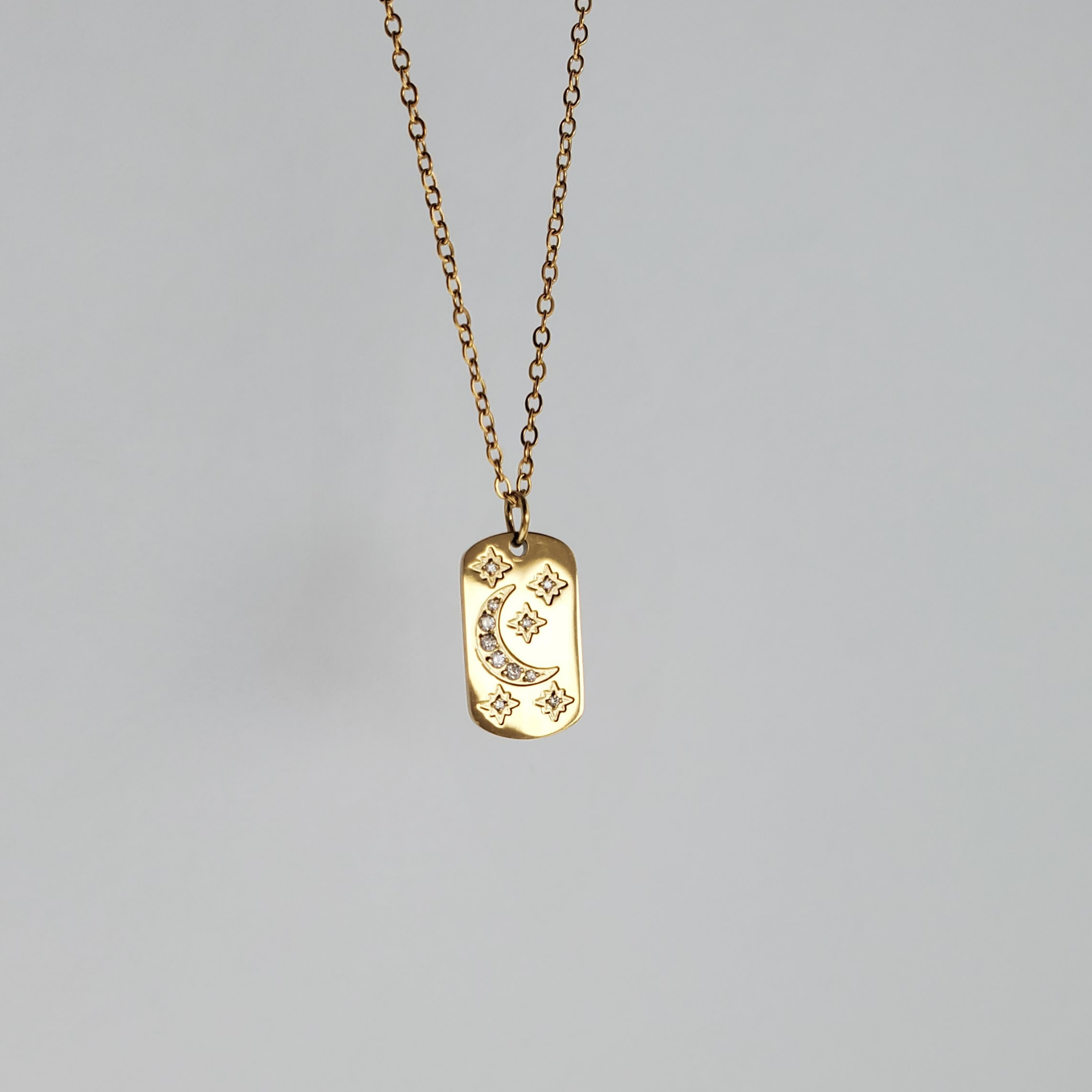 Stars and Moon Necklace
