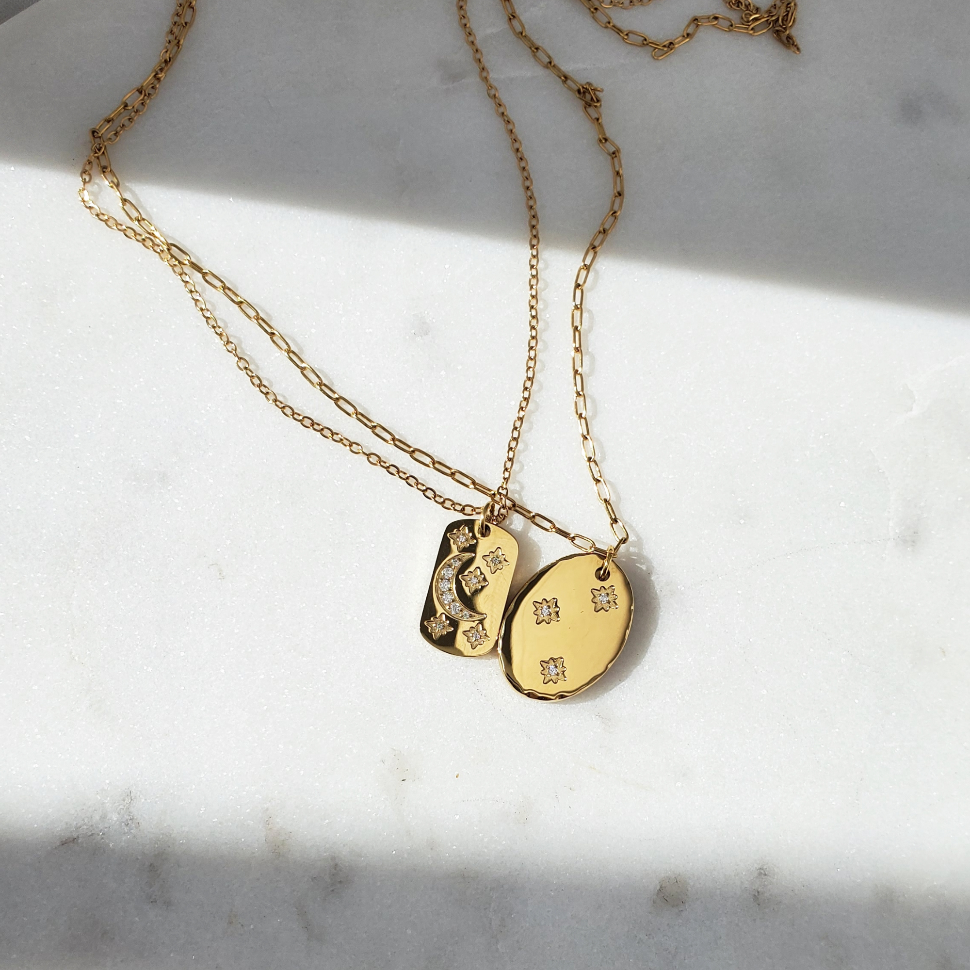 Stars and Moon Necklace