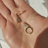 Cz Initial Earrings