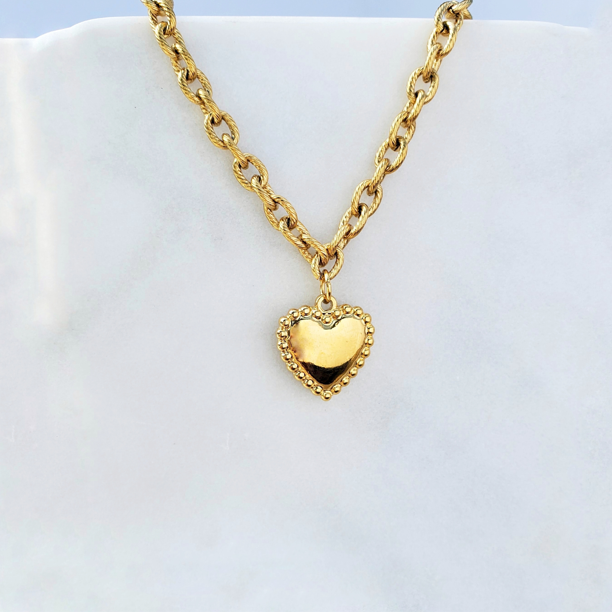 Gold Heart Necklace