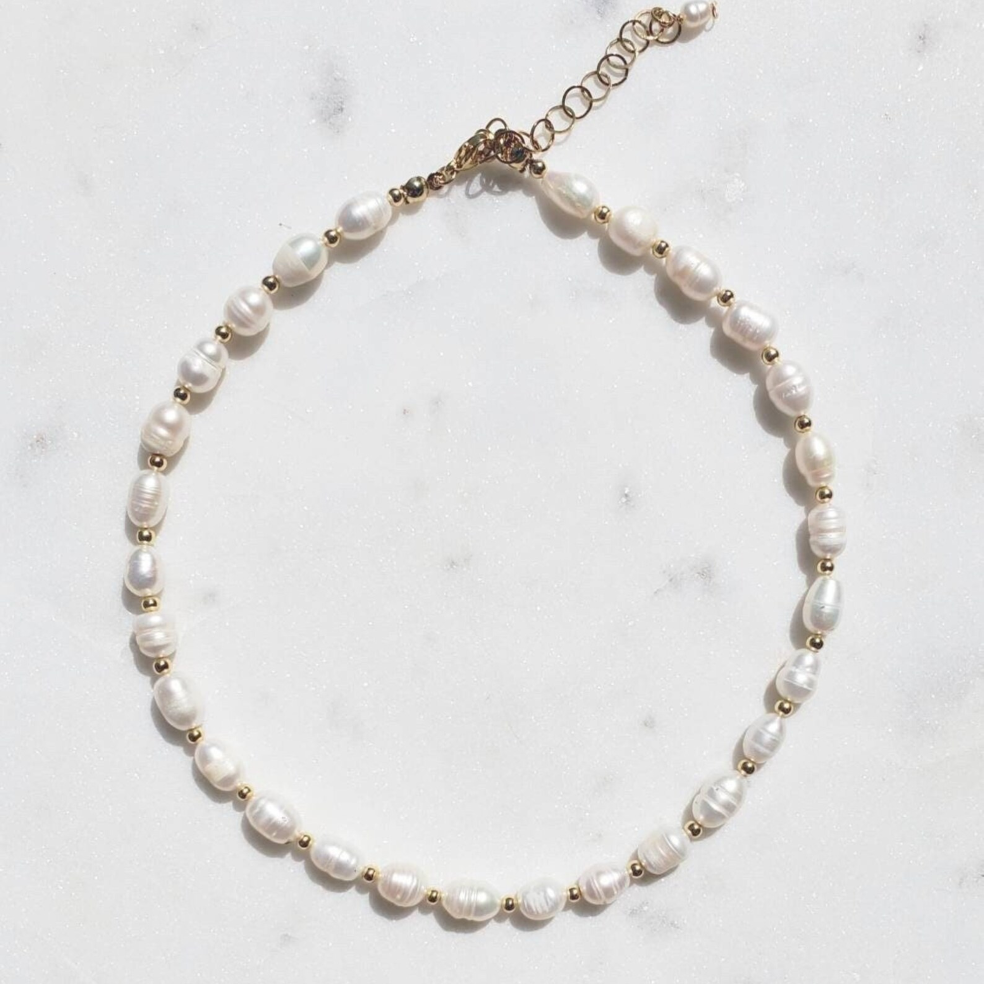 chunky pearl necklace