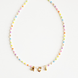 Letter & Rainbow Necklace